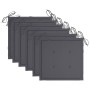 Sillas de jardín apilables 6 uds madera de teca con cojines by , Garden chairs - Ref: Foro24-3073225, Price: 717,94 €, Discou...