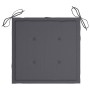 Sillas de jardín apilables 4 uds madera de teca con cojines by , Garden chairs - Ref: Foro24-3073210, Price: 489,90 €, Discou...