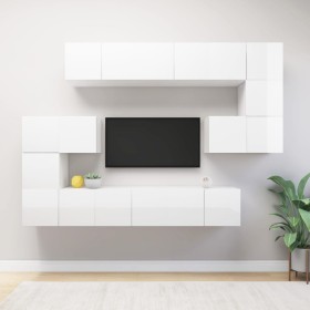 Comprar Set de mueble para TV 10 piezas madera de
