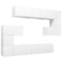 Set de mueble para TV 10 piezas madera de ingeniería blanco de , Muebles TV - Ref: Foro24-3078724, Precio: 286,18 €, Descuent...