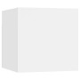 Set de mueble para TV 10 piezas madera de ingeniería blanco de , Muebles TV - Ref: Foro24-3078724, Precio: 286,18 €, Descuent...
