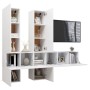 Set de muebles de salón TV 7 piezas madera de ingeniería blanco von , TV-Möbel - Ref: Foro24-3078718, Preis: 219,62 €, Rabatt: %