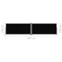 Schwarze einziehbare Seitenmarkise 140x600 cm von vidaXL, Sonnenschirme - Ref: Foro24-317988, Preis: 89,12 €, Rabatt: %