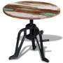 Mesita auxiliar madera reciclada y hierro fundido 60x(42-63) cm von , Seitentische - Ref: Foro24-243296, Preis: 138,28 €, Rab...