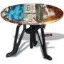 Mesita auxiliar madera reciclada y hierro fundido 60x(42-63) cm von , Seitentische - Ref: Foro24-243296, Preis: 138,28 €, Rab...