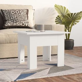 Mesa de centro madera contrachapada blanco 55x55x42 cm by , Coffee table - Ref: Foro24-810235, Price: 40,92 €, Discount: %