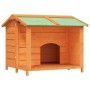 Caseta para perros madera maciza de pino marrón 96x87x80,5 cm von , Hundehütten und Zäune - Ref: Foro24-172264, Preis: 170,63...