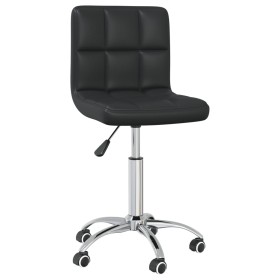 Silla de comedor giratoria cuero sintético negro by , dining chairs - Ref: Foro24-3087562, Price: 89,08 €, Discount: %