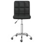 Silla de comedor giratoria cuero sintético negro by , dining chairs - Ref: Foro24-3087562, Price: 89,08 €, Discount: %
