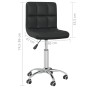 Silla de comedor giratoria cuero sintético negro by , dining chairs - Ref: Foro24-3087562, Price: 89,08 €, Discount: %