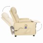 Sillón de masaje elevable tela color crema | Foro24.es | Tu tienda online para hogar, jardín y más Foro24.es