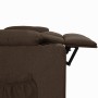 Sillón elevable tela marrón oscuro by , Armchairs - Ref: Foro24-3093462, Price: 243,50 €, Discount: %