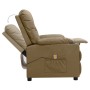 Sillón de masaje elevable cuero sintético color capuchino von , Elektrische Massagesessel - Ref: Foro24-3093506, Preis: 285,8...