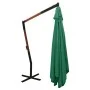Grüner Ampelschirm mit Holzstange, 400 x 300 cm von vidaXL, Sonnenschirme - Ref: Foro24-318428, Preis: 152,05 €, Rabatt: %