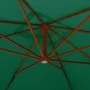 Green wooden pole cantilever umbrella 400x300 cm by vidaXL, Umbrellas - Ref: Foro24-318428, Price: 152,05 €, Discount: %