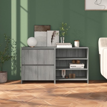 Aparador de 2 piezas madera manufacturada gris Sonoma von , Sideboards - Ref: Foro24-3098087, Preis: 115,94 €, Rabatt: %
