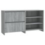 Aparador de 2 piezas madera manufacturada gris Sonoma von , Sideboards - Ref: Foro24-3098087, Preis: 115,94 €, Rabatt: %