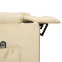 Sillón reclinable eléctrico de tela crema by , Armchairs - Ref: Foro24-3098824, Price: 227,09 €, Discount: %