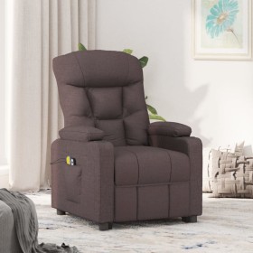 Sillón de masaje eléctrico tela marrón oscuro von , Elektrische Massagesessel - Ref: Foro24-3098832, Preis: 277,28 €, Rabatt: %