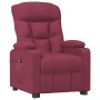 Sillón reclinable eléctrico tela rojo tinto by , Armchairs - Ref: Foro24-3098818, Price: 227,09 €, Discount: %