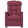 Sillón reclinable eléctrico tela rojo tinto by , Armchairs - Ref: Foro24-3098818, Price: 227,09 €, Discount: %