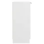 Aparador de madera contrachapada blanco 90,5x30x70 cm de vidaXL, Aparadores - Ref: Foro24-811187, Precio: 93,52 €, Descuento: %