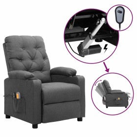 Sillón de masaje eléctrico tela gris claro von , Elektrische Massagesessel - Ref: Foro24-3098851, Preis: 241,67 €, Rabatt: %