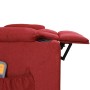 Sillón de masaje eléctrico tela rojo tinto | Foro24.es | Tu tienda online para hogar, jardín y más Foro24.es