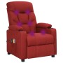 Sillón de masaje eléctrico tela rojo tinto | Foro24.es | Tu tienda online para hogar, jardín y más Foro24.es