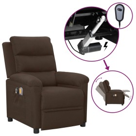 Sillón de masaje eléctrico tela marrón oscuro von , Elektrische Massagesessel - Ref: Foro24-3098980, Preis: 245,87 €, Rabatt: %