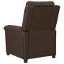 Sillón reclinable eléctrico tela marrón oscuro | Foro24.es | Tu tienda online para hogar, jardín y más Foro24.es