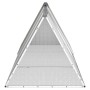 Jaula para conejos acero galvanizado gris 302,5x80,5x71 cm by , Cages and habitats for small animals - Ref: Foro24-3106449, P...
