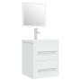 Mueble de baño con lavabo madera contrachapada blanco von , Badezimmerwaschtische - Ref: Foro24-3114163, Preis: 130,76 €, Rab...