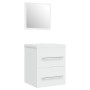 Mueble de baño con lavabo madera contrachapada blanco von , Badezimmerwaschtische - Ref: Foro24-3114163, Preis: 130,76 €, Rab...