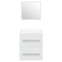 Mueble de baño con lavabo madera contrachapada blanco von , Badezimmerwaschtische - Ref: Foro24-3114163, Preis: 130,76 €, Rab...