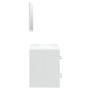 Mueble de baño con lavabo madera contrachapada blanco von , Badezimmerwaschtische - Ref: Foro24-3114163, Preis: 130,76 €, Rab...