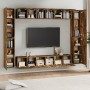 Set de muebles de TV 10 pzas madera contrachapada roble ahumado by , TV Furniture - Ref: Foro24-3120248, Price: 380,36 €, Dis...