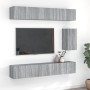 Set de muebles para TV 7 pzas madera contrachapada gris Sonoma | Foro24.es | Tu tienda online para hogar, jardín y más Foro24.es