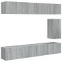 Set de muebles para TV 7 pzas madera contrachapada gris Sonoma | Foro24.es | Tu tienda online para hogar, jardín y más Foro24.es