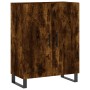 Aparador alto madera contrachapada roble ahumado 69,5x34x180 cm by , Sideboards - Ref: Foro24-3199582, Price: 146,08 €, Disco...