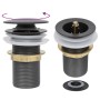 Lavabo baño grifo&desagüe de empuje vidrio templado esmerilado by , Sinks - Ref: Foro24-3098447, Price: 99,04 €, Discount: %