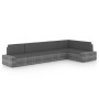 Juego muebles de jardín 5 pzas y cojines ratán sintético gris by , Garden sets - Ref: Foro24-3067172, Price: 546,50 €, Discou...