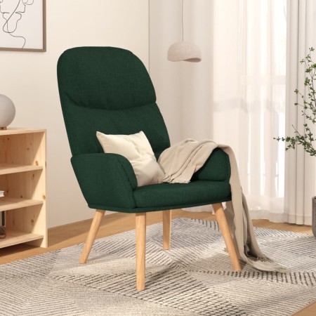 Sillón de relax de tela verde oscuro | Foro24.es | Tu tienda online para hogar, jardín y más Foro24.es