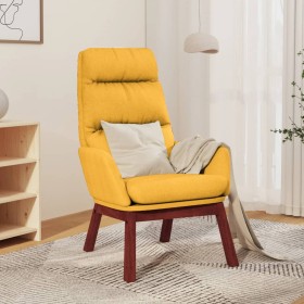 Sillón de relax de tela amarillo mostaza by , Armchairs - Ref: Foro24-341166, Price: 119,16 €, Discount: %