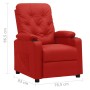 Sillón reclinable de cuero sintético rojo tinto | Foro24.es | Tu tienda online para hogar, jardín y más Foro24.es