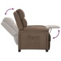 Sillón reclinable de tela gris taupe | Foro24.es | Tu tienda online para hogar, jardín y más Foro24.es