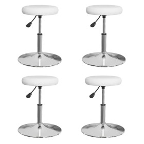 Sillas de comedor 4 unidades cuero sintético