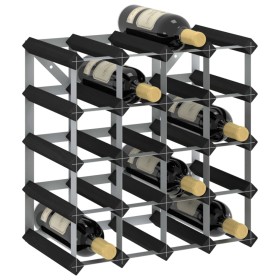 Botellero para 20 botellas madera maciza de pino negro by , Wine racks - Ref: Foro24-325914, Price: 54,44 €, Discount: %