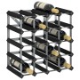Botellero para 20 botellas madera maciza de pino negro by , Wine racks - Ref: Foro24-325914, Price: 54,44 €, Discount: %