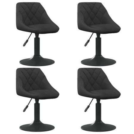 Sillas de comedor giratorias 4 unidades terciopelo negro | Foro24.es | Tu tienda online para hogar, jardín y más Foro24.es